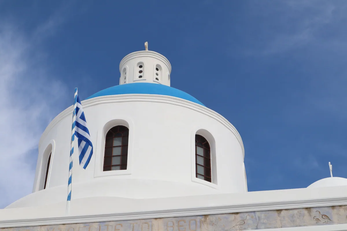 Editorial travel scenery — Greece