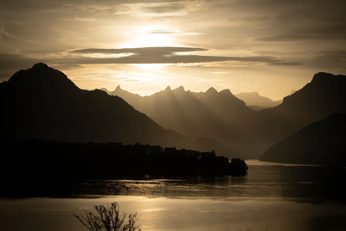 Editorial travel scenery — Switzerland