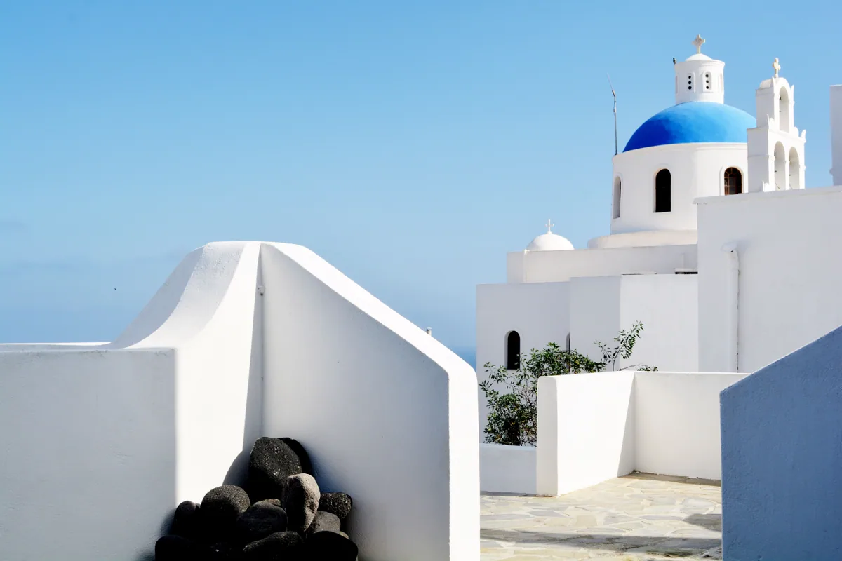 Editorial travel scenery — Greece