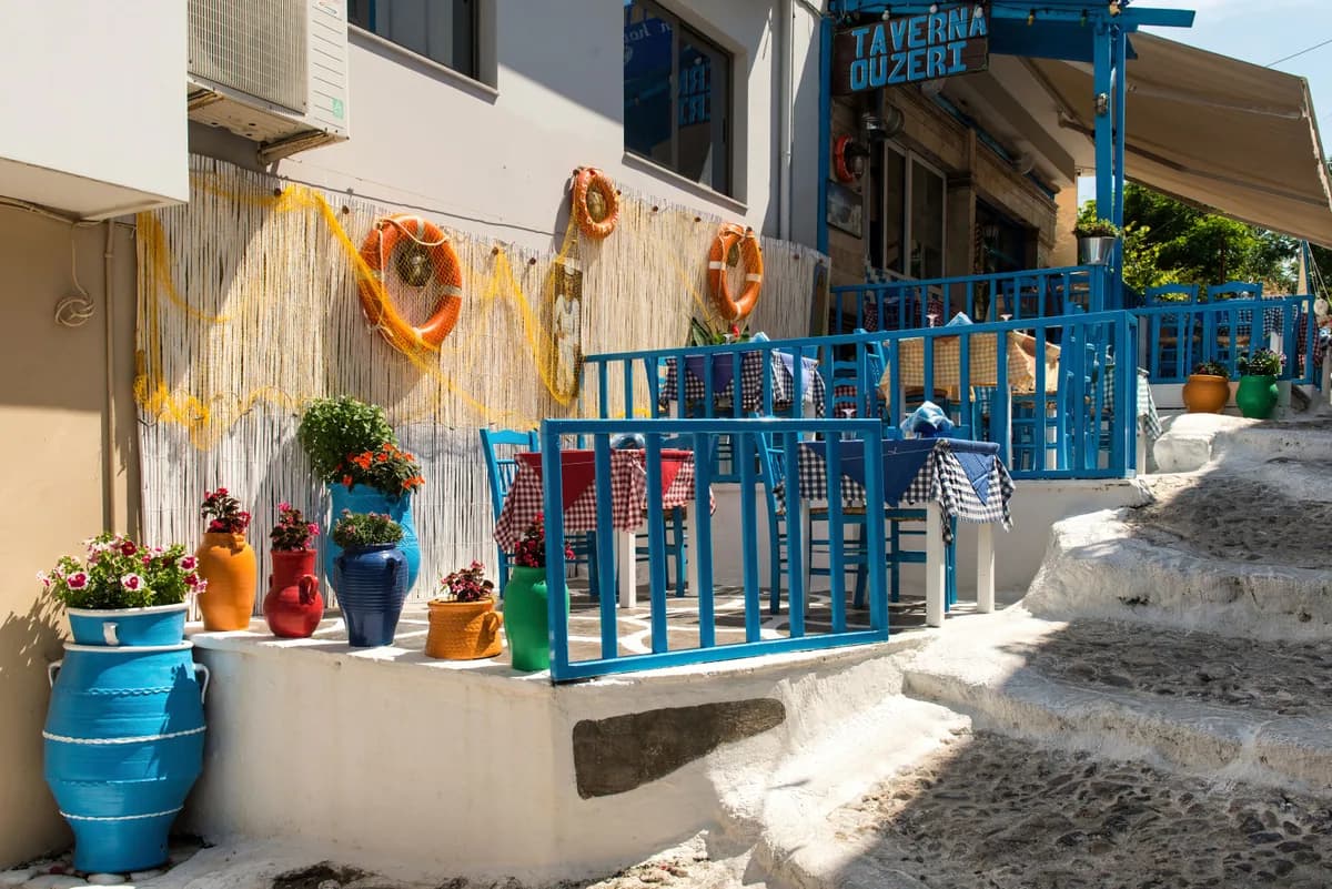 Editorial travel scenery — Greece