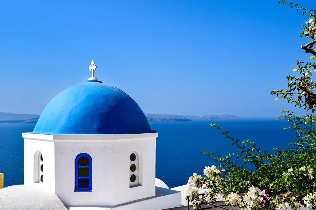 Editorial travel scenery — Greece